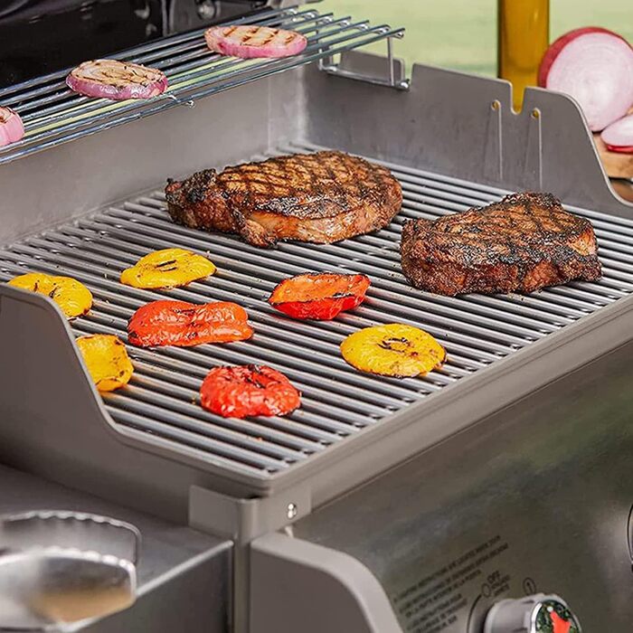 Решітка з нержавіючої сталі для грилю Weber Spirit 300 серія (310, 320, S310, S320, ручки спереду), сумісна, модель 7639