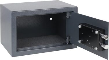 Сейф HMF 49200-11 з ключем, меблевий, 31x20x20 см, антрацит