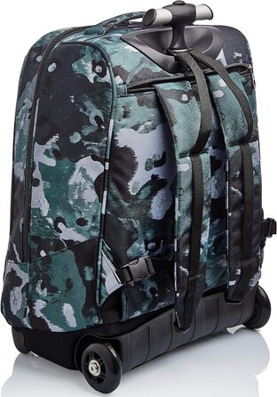 Дитячий шкільний рюкзак-тролей Invicta Camo Shade 2-в-1 на колесах, зелений, для хлопчиків і дівчаток, для школи та подорожей, з магнітною застібкою, 43 см