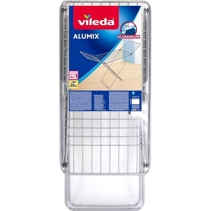 Сушарка для білизни Vileda Alumix, алюмінієва, розкладна