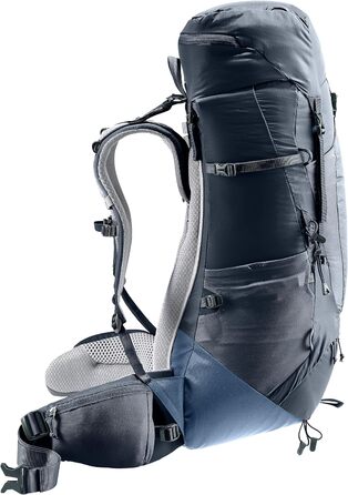 Рюкзак для трекінгу Deuter Aircontact Lite 40+10 л, чорний-синій, легкий, одноколірний