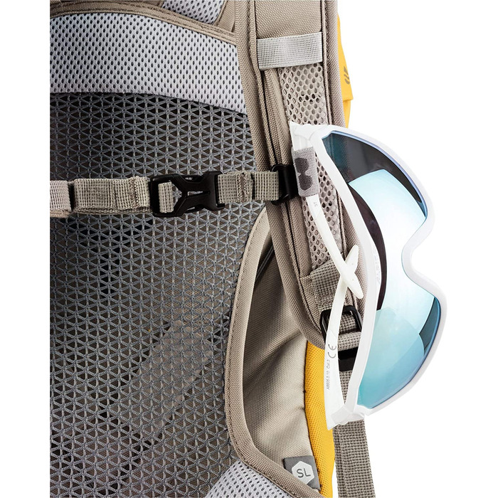 Жіночий туристичний рюкзак Deuter AC Lite 22 SL, 22 л, жовтий-карі з червоним