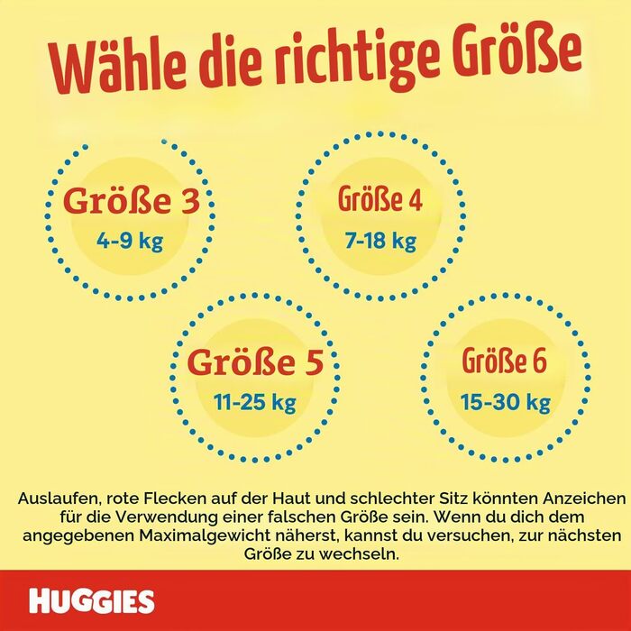 Підгузки Huggies Unistar, розмір 6 (15-30 кг), 72 шт.