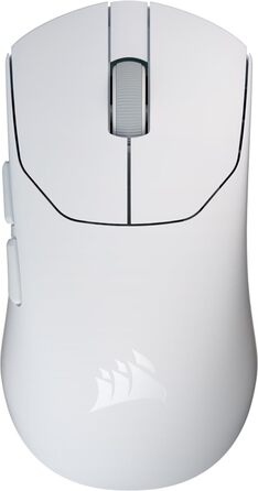 Ігрова бездротова миша Corsair Sabre v2 PRO Ultralight FPS, 33K DPI, 8000Hz Hyper-Polling, механічні перемикачі, вага 36г, біла