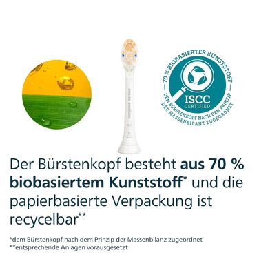 Смінні насадки для електричної зубної щітки Philips Sonicare A3 Premium All-in-One, білі, 6 шт, HX9096/87