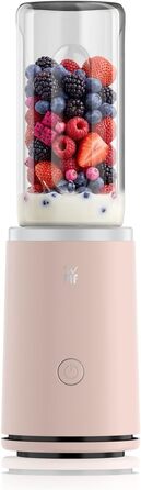 Блендер портативний WMF Mix & Go Touch Smoothie Maker 500 Вт, пляшка для смузі, нержавіюча сталь, рожевий (Pearl Blush)