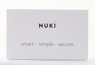 Розумний замок Nuki Smart Lock 3.0 білий, електронний дверний замок для безключового доступу, легке встановлення, сертифікат AV-TEST