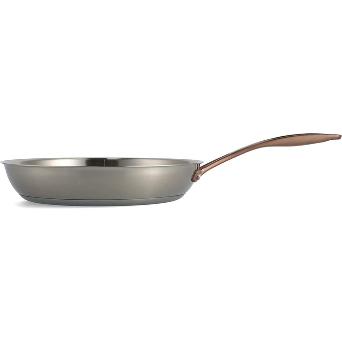 Набір сковорідок BK Cookware Rose, 2 шт, нержавіюча сталь, 24/28 см, сріблястий
