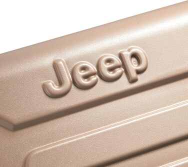 Набір валіз Jeep JH004C з жорстким корпусом, розширювані, на колісцях-спіннерах (2 шт, 20 та 28 дюймів, бежевий)