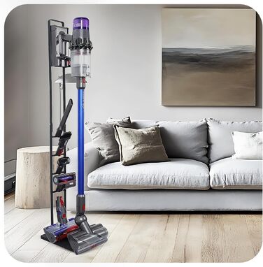 Стійка для пилососа Filterlux для Dyson Gen5, V15s, V15, V12 Slim, V11, V10, V8, V7 – міцний тримач для акумуляторного пилососа, органайзер для аксесуарів, без свердління