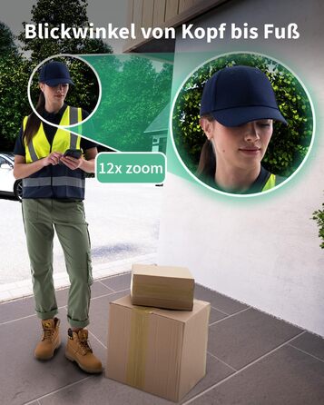 Arlo 2K HD відеодзвінок із камерою, бездротовий Wi-Fi домофон з датчиком руху, двостороннім аудіо, сиреною, нічним баченням, сумісний зі Smart Home та Alexa, білий, тестовий період Arlo Secure Plan