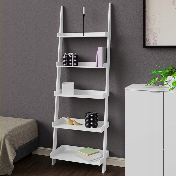 Стелаж Casaria, 64 см x 180 см x 37 см, білий