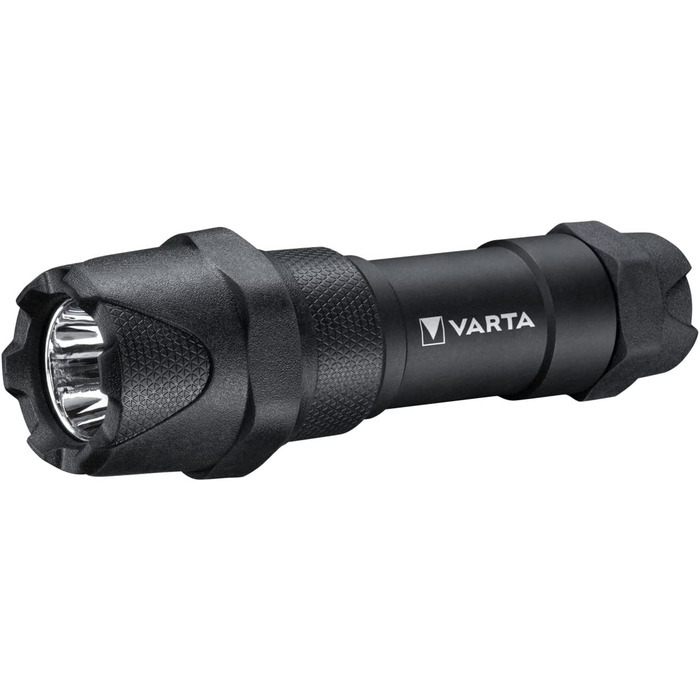 Ліхтарик VARTA Indestructible F10 Pro LED 6 Вт з 3 батарейками AAA, водо- та пилозахищений, ударостійкий, робочий ліхтар з двома режимами освітлення