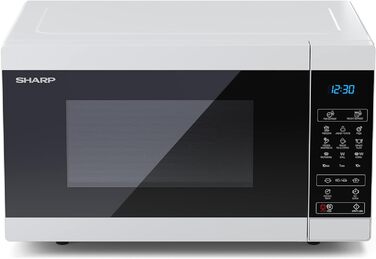 Мікрохвильова піч з грилем SHARP MG51EW, 900Вт, 11 режимів, розморожування, 513x306x394 мм, біла