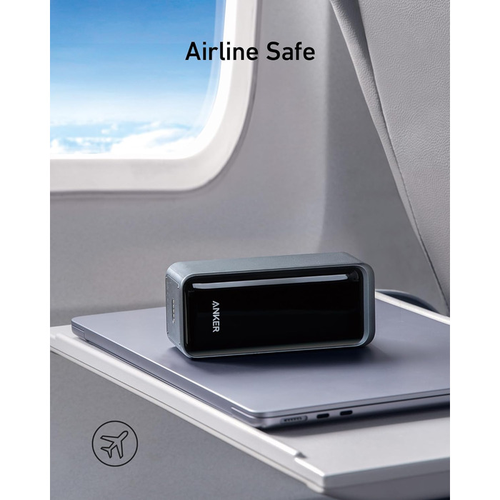 Power Bank Anker Prime: 20000 mAh, 200W, 2 x USB-C, USB-A, сумісний з iPhone, Samsung, MacBook, Dell