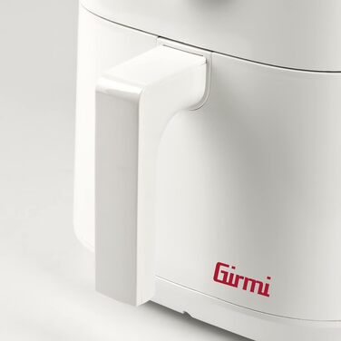Аерофритюрниця Girmi FG86 Ecofrit Easy на 5 літрів, 1400 Вт, 6 програм, дисплей з поворотним регулятором, таймер, книга рецептів