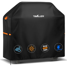 Чохол для гриля Tavaler 120x60x120 см, водонепроникний, оксфорд 600D, для газових грилів Weber Genesis/Spirit, Enders Boston, Monroe, Chicago
