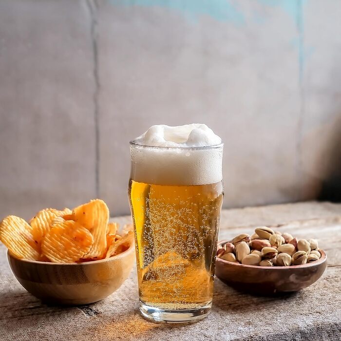 Набір склянок для пива Glasmark KROSNO 1992 Pilsner Stout Ale 6 шт по 530 мл, для мийки в посудомийній машині