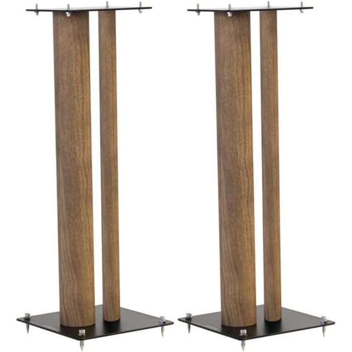Підставки для колонок Norstone Stylum 3, металеві, до 50кг, 80см, пара, декор під дуб