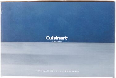 Тостер Cuisinart на 4 тостів, широкі слоти, 6 режимів, функція розморожування, для багета і бейглів, перламутровий