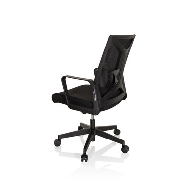 Офісне крісло / поворотне крісло ENCO Mesh Black Foldable hjh OFFICE