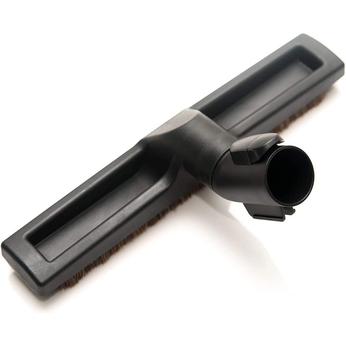 Преміум насадка-щітка для твердих підлог для пилососа Miele (натуральна щетина, пластик, 35 мм, 2 колеса, паркетна, сумісна з серіями S8000, S6000, S5000, S4000, S4561, S2000, S500, S227, S140, S168, Classic C1, Komplett C1-C3, Kompakt C1-C2)