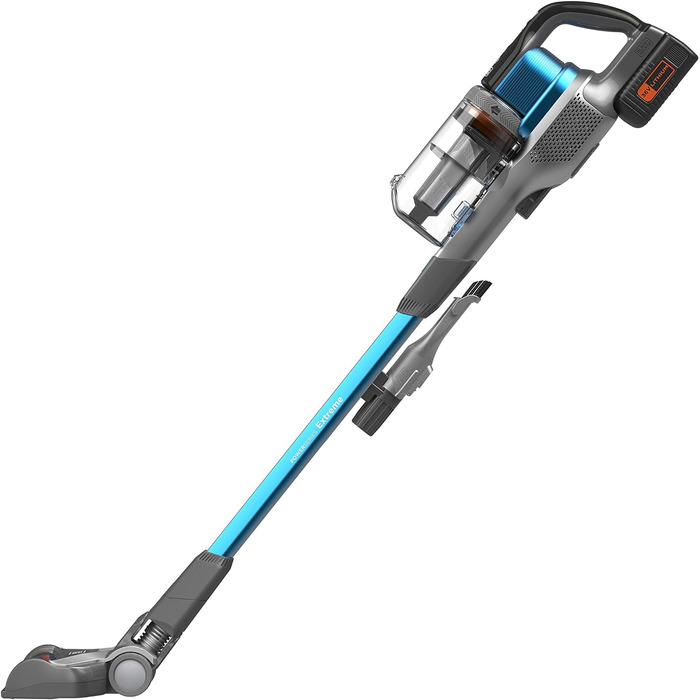Бездротовий пилосос BLACK+DECKER 4-в-1 36В, 2.0А·год, електрощітка, ручний та вертикальний, безмішковий, з насадкою 2-в-1, акумулятором, зарядним та кріпленням, модель 2019