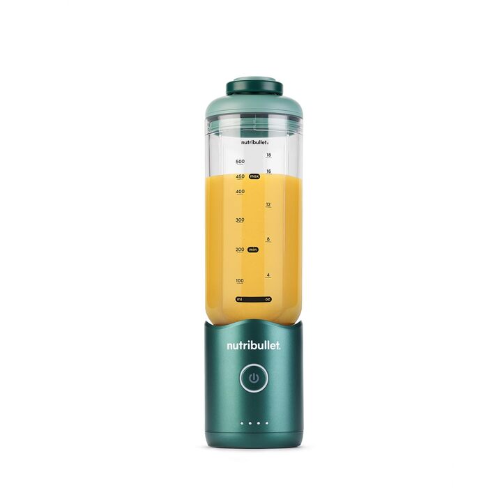 Потужний блендер-екстрактор Nutribullet 900 Series, матовий зелений, 11 предметів, для смузі та соків, 500 мл