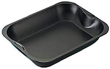 Прямокутна форма для запікання Zenker Special Cooking 40×30×5 см з антипригарним покриттям, чорна, для м'яса та запіканок