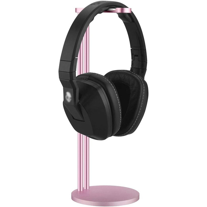 Підставка для навушників Geekria, сумісна з Sony WH-1000XM3/WH-1000XM4, ATH, AKG, Bose QC35/QC25/QC15, тримач для гарнітури, колір рожеве золото