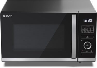 Мікрохвильова піч SHARP QS254AEB 900 Вт, 10 режимів, розморожування, чорна