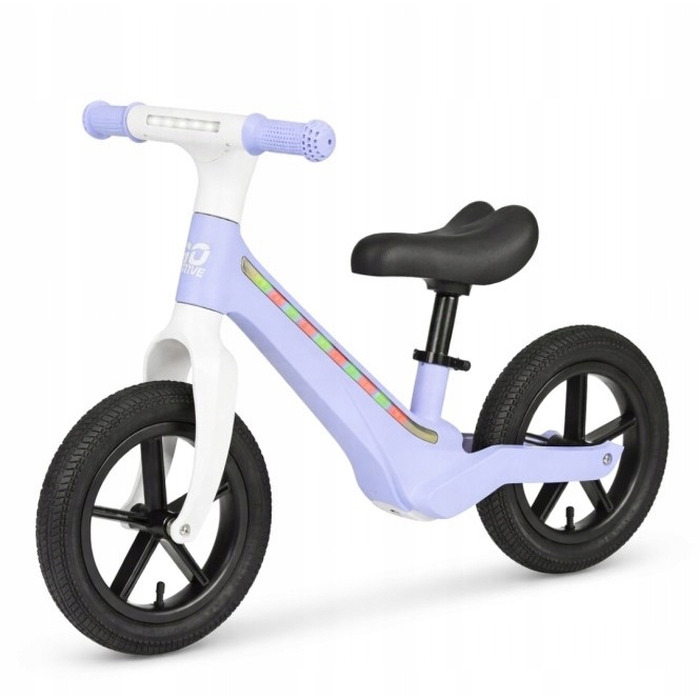 Легкий біговел Go Active: регульоване сидіння, надувні колеса та LED-підсвітка