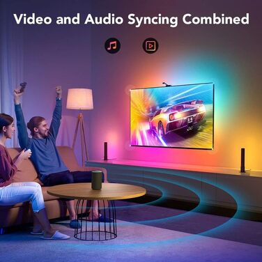 Розумний комплект підсвічування Govee DreamView Pro: LED-стрічка та світлові панелі з камерою синхронізації, USB