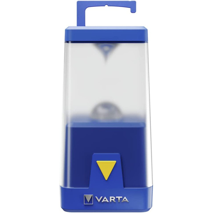 Кемпінговий ліхтар VARTA LED Ambiance L20 з димером та кольоровими режимами, працює від 6x AA батарей, для риболовлі, відпочинку на природі, аварійних ситуацій, без батарей