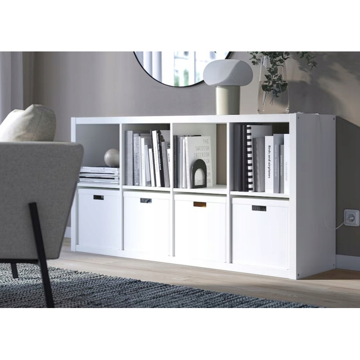 Стелаж Ikea Kallax 77x147x39 см, білий