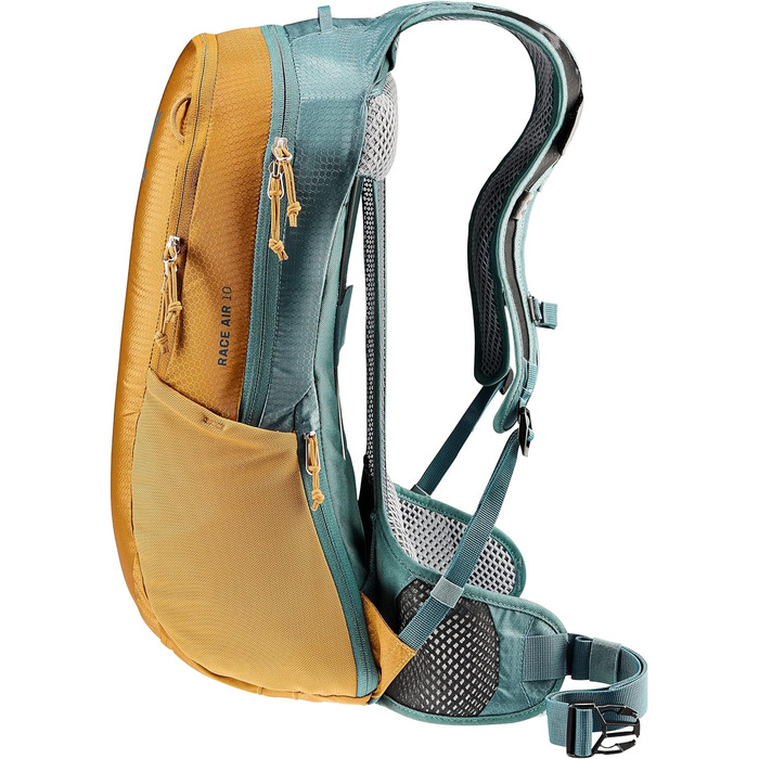 Велорюкзак Deuter Race Air 10, 10 л, кориця/синій, для велосипеда