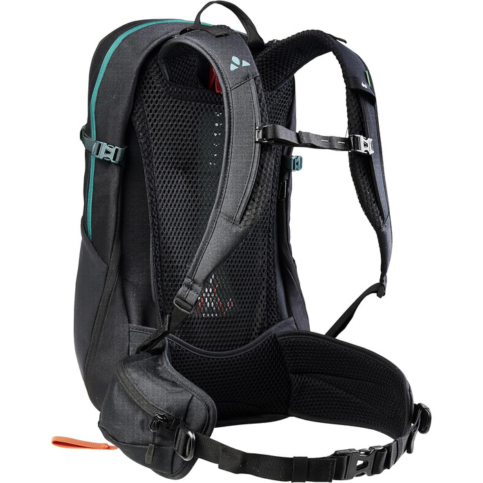 Рюкзак VAUDE Wizard 24+4 літри унісекс, чорний/зелений, для туризму та міста