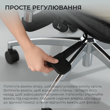 Крісло офісне Sihoo DORO S100 Mesh Black