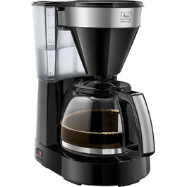 Кавоварка фільтраційна Melitta Easy Top з глечиком, 10 чашок, чорна, функція захисту від капання