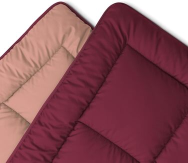 Всесезонна ковдра PARADIES Sorelia 135x200 см, Бордовий/Пісочний