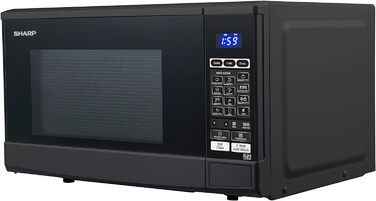 Мікрохвильова піч SHARP R670BK 2в1 з грилем, 20 л, 800 Вт, 1000 Вт гриль, 10 рівнів потужності, 13 авто програм, таймер, чорна