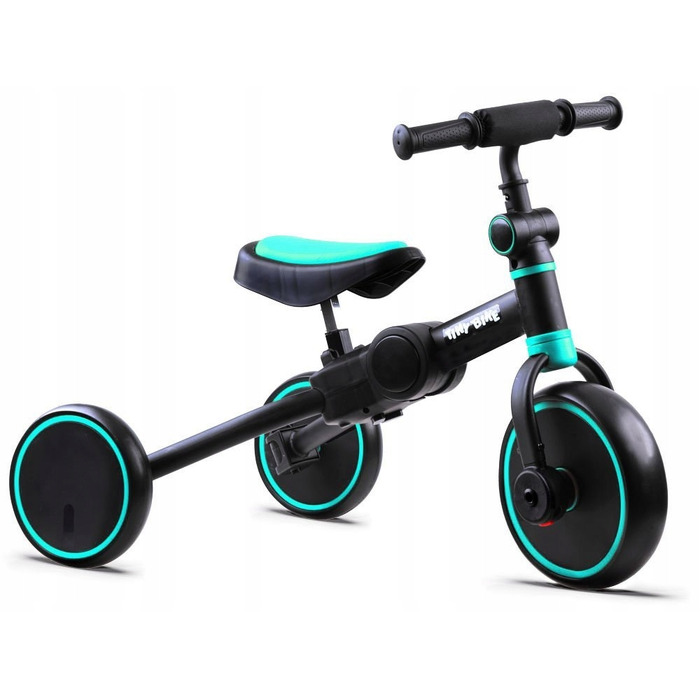 Дитячий триколісний велосипед 3в1 + біговел та каталка Tiny Bike SP0663