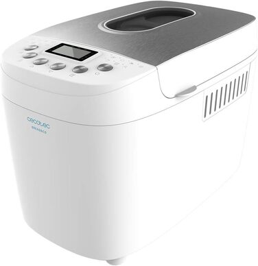 Хлібопечка Cecotec Brotbackautomat Bread&Co 1500 PerfectCook: 850 Вт, 1,5 кг, 15 програм, таймер, миється, рецепти