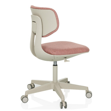 Дитячий письмовий стілець / дитячий стілець KID CLASSIC тканина рожевий hjh OFFICE