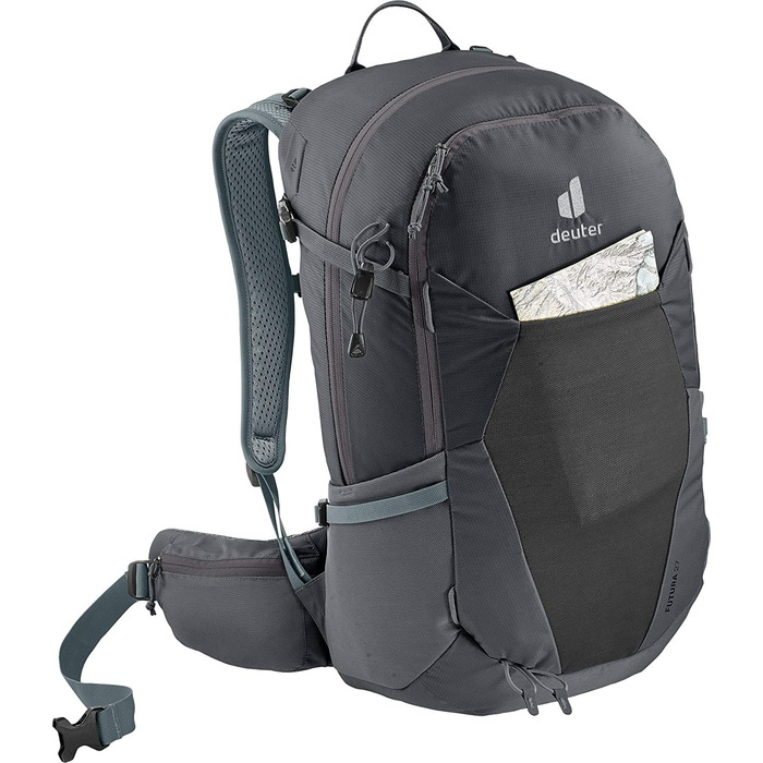 Рюкзак для туризму Deuter Futura 27 л, графітовий, анатомічна спинка