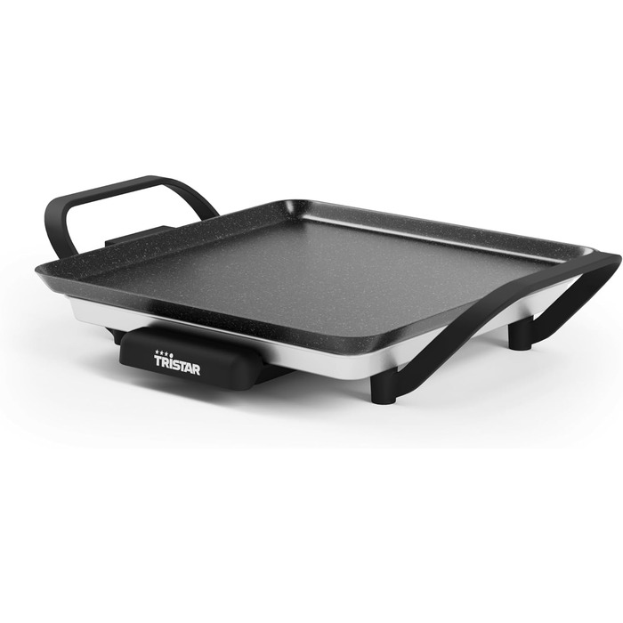 Настільний електрогриль Slim S 28x28 см, антипригарне покриття, знімний лоток для жиру, регульований термостат, легке очищення