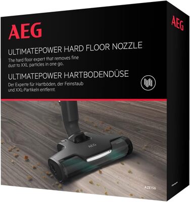 Насадка для підлоги AEG AZE156 PowerPro для твердих поверхонь, LED-підсвітка, для пилососів AEG 8000, чорна