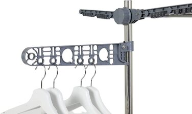 UMUZI CLEANING Високий сушар для білизни 3 рівня, мобільний вішак для сушіння та зберігання одягу з колесами, компактний, 14,49 м