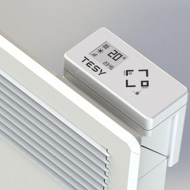 Електричний обігрівач-конвектор настінний з LED-дисплеєм, Wi-Fi та Cloud керуванням, 1500 Вт