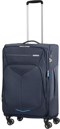 Валіза American Tourister Summerfunk 68 см, 77 л, розширювана, на 4 колесах, синя (Navy)